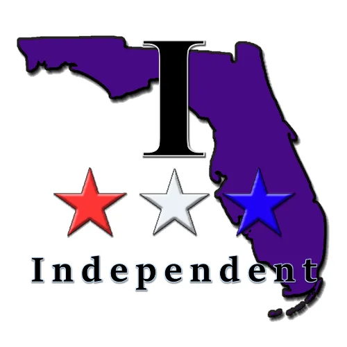 Florida map 3rd party and independent voters